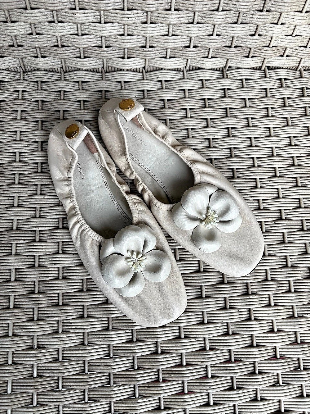 Tory Burch Flower Ballet Flats